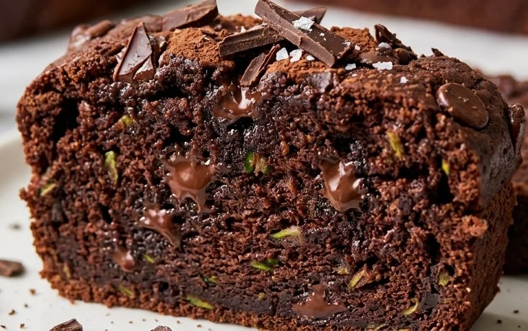 Double Dark Chocolate Zucchini Bread