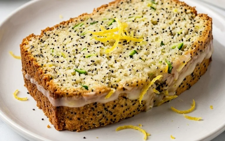 Easy Lemon Poppy Seed Zucchini Bread