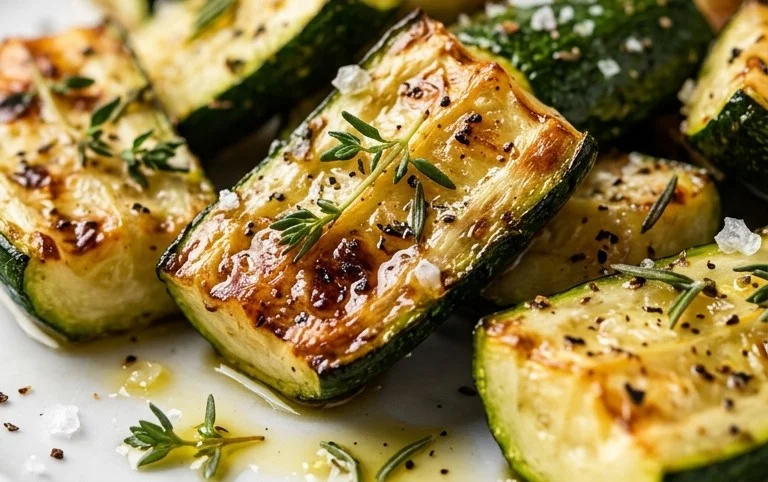 Simple Herb-Infused Roasted Zucchini Recipe
