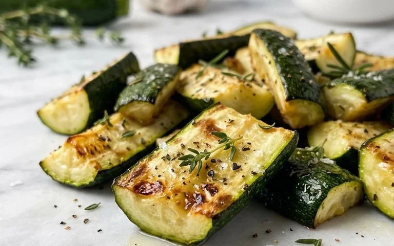 Simple Herb-Infused Roasted Zucchini Recipe